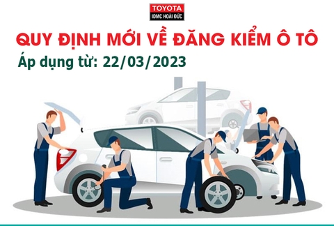 QUY ĐỊNH MỚI: MIỄN ĐĂNG KIỂM LẦN ĐẦU, KÉO DÀI CHU KỲ ĐĂNG KIỂM NHIỀU LOẠI XE