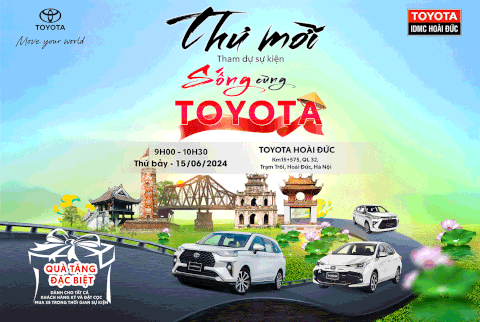 LỄ HỘI PHÒNG TRƯNG BÀY "SỐNG CÙNG TOYOTA" TẠI TOYOTA HOÀI ĐỨC