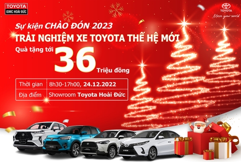 NGÀY HỘI BÁN XE TOYOTA LỚN NHẤT NĂM