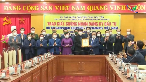 Thái Nguyên: Tiếp tục là điểm sáng trong thu hút FDI