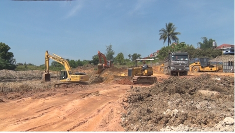 TẬP TRUNG ĐẨY NHANH TIẾN ĐỘ THỰC HIỆN DỰ ÁN XÂY DỰNG HẠ TẦNG KHU CÔNG NGHIỆP SÔNG CÔNG II