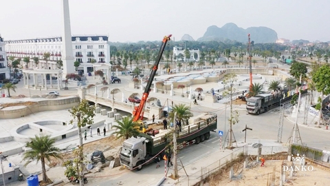 Chuẩn bị đưa vào vận hành nhạc nước quy mô lớn tại Thái Nguyên