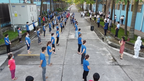 TNG Diễn tập kịch bản phát hiện ca nhiễm COVID-19 tại cộng đồng