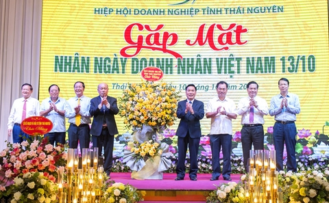 HIỆP HỘI DOANH NGHIỆP TỈNH THÁI NGUYÊN TỔ CHỨC BUỔI GẶP MẶT DOANH NGHIỆP, DOANH NHÂN