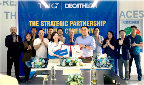 KÝ THỎA THUẬN ĐỐI TÁC CHIẾN LƯỢC TOÀN DIỆN GIỮA TNG VÀ DECATHLON