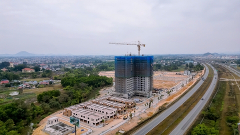 LỄ CẤT NÓC TÒA CHUNG CƯ NHÀ Ở XÃ HỘI KHU DÂN CƯ ĐẠI THẮNG