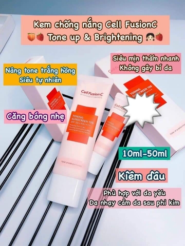 Kem Chống Nắng Cell Fusion C Toning Suncream SPF50+ PA++++