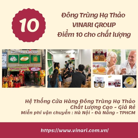 Đông Trùng Hạ Thảo VinaRI - Điểm 10 Cho Chất Lượng