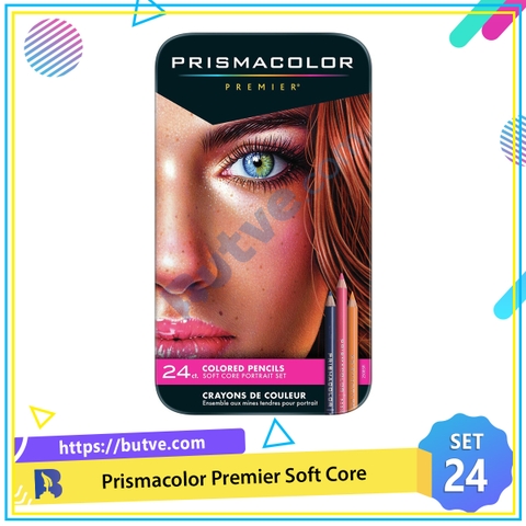 Bộ 24 bút chì màu tả da Prismacolor Premier Portrait Colored Pencil (Hộp thiếc)