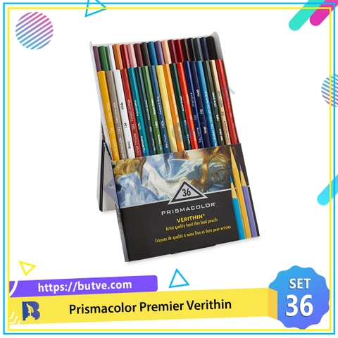 Bộ 36 bút chì màu vẽ viền hạng nghệ sĩ Prismacolor Premier Verithin Colored Pencil