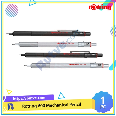 Bút chì bấm cơ học cao cấp, để vẽ phác thảo Rotring 600 Mechanical Pencil