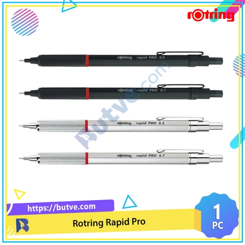 Bút chì bấm cơ học cao cấp, để vẽ phác thảo Rotring Rapid Pro Mechanical Pencil