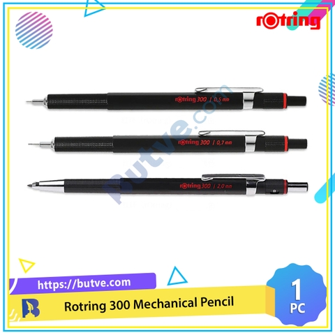 Bút chì bấm cơ học, để vẽ phác thảo Rotring 300 Mechanical Pencil