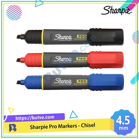 Bút lông dầu vẽ đa chất liệu không xóa được Sharpie Pro Chisel 4.5mm (Cây lẻ)