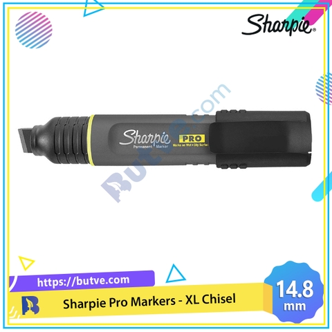Bút lông dầu vẽ đa chất liệu không xóa được Sharpie Pro XL Chisel 14.8mm (Cây lẻ)