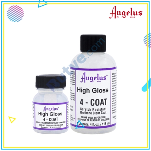 Dung dịch phủ bảo vệ màu cao cấp siêu bóng Angelus 4 Coat High Gloss