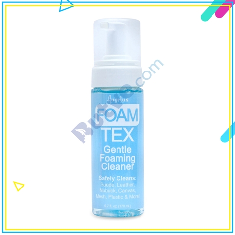 Bình xịt vệ sinh giày đa năng dạng bọt Angelus Foam-Tex – 170ml (5.7Oz)