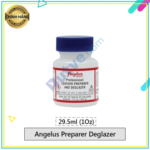 Dung dịch vệ sinh và tẩy lớp bảo vệ màu Angelus Preparer Deglazer – 29.5ml (1Oz)