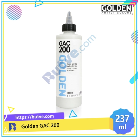 Dung môi Golden GAC 200 pha màu Acrylic vẽ lên bề mặt nhựa, cao su - 237ml (8Oz)