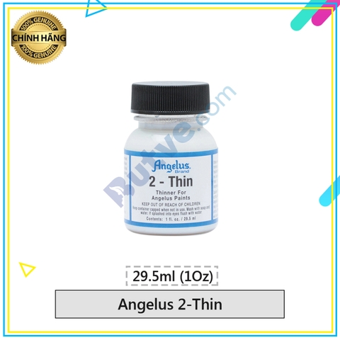 Dung môi pha loãng màu acrylic Angelus 2-Thin - 29.5ml (1Oz)