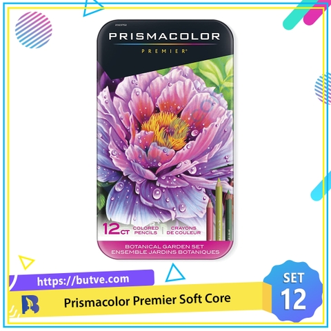 Hộp 12 bút chì màu vẽ thực vật Prismacolor Premier Botanical Garden Colored Pencil