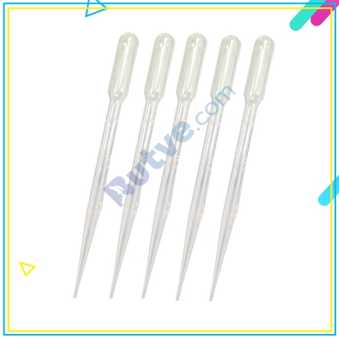 Combo 5 Pipet ống bơm nhựa đa dụng - Dung tích 3ml