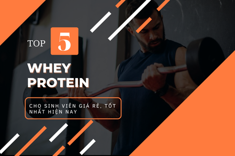 Top 5 loại Whey Protein cho sinh viên giá rẻ, tốt nhất hiện nay