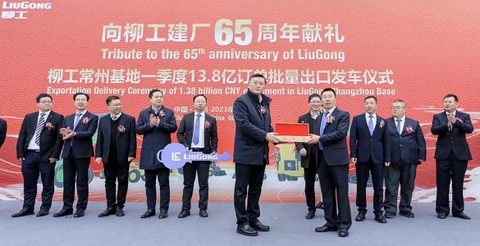 Lễ xuất khẩu 3.000 máy công trình LiuGong