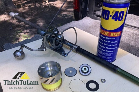Cách Bảo Dưỡng Cần Câu & Máy Câu đơn giản với Wd-40