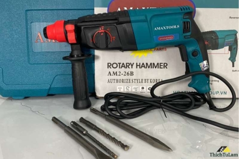Đánh giá Máy khoan bê tông điện Amaxtools AM2-26B: Hiệu suất vượt trội và tính năng đa dạng