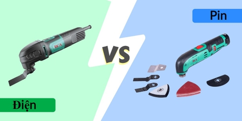 Nên mua máy cắt rung đa năng dùng pin hay dùng điện