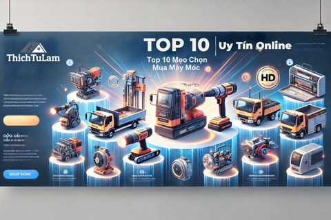 Top 10 Mẹo Chọn Mua Máy Móc Uy Tín Online