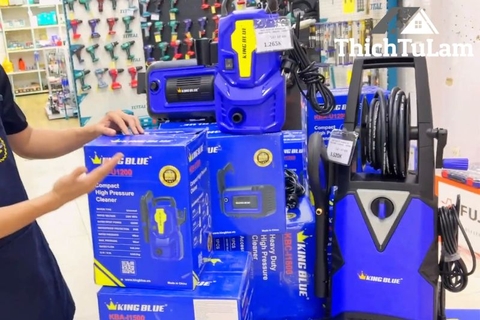 Máy rửa xe KingBlue: Lựa chọn tốt nhất cho việc rửa xe