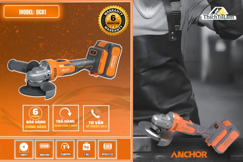 Đánh giá Máy mài pin 20V Anchor DCA1