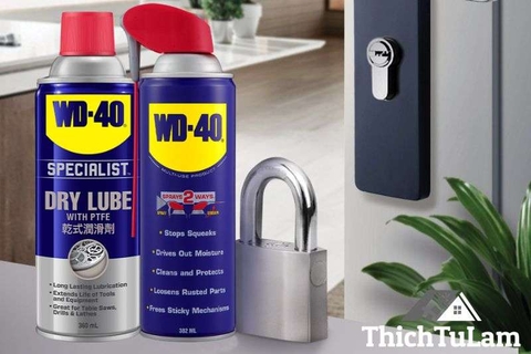 Hướng dẫn Sử Dụng WD-40 để Ngừng Tiếng Kêu Của Khóa và Đường Ray Cửa Sổ