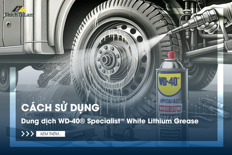 Cách sử dụng Mỡ bò nước Lithium trắng 360ml (White Lithium Grease) WD-40 350054