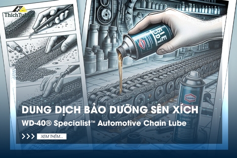 Dung dịch bảo dưỡng sên xích 360ml (Chain Lube) WD-40 351020