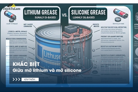 Khác biệt giữa mỡ lithium và mỡ silicone
