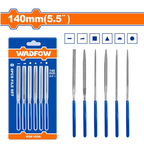 Bộ 6 giũa tiện dụng 140mm(5.5