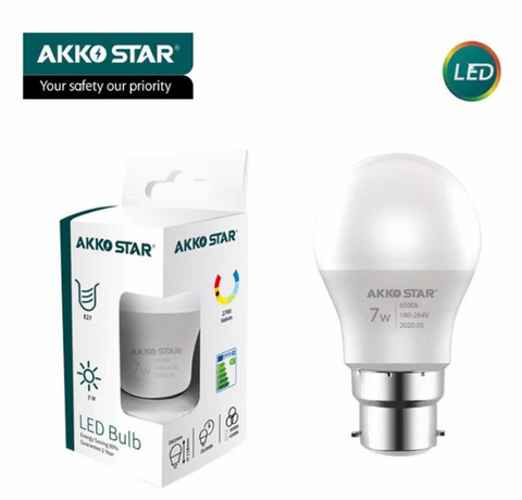 Bóng đèn Led tròn 12W AKKO STAR - 06153- 3000K