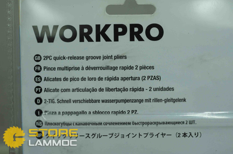 Bộ kìm mỏ quạ WORKPRO W001309, 8inches – 10inches