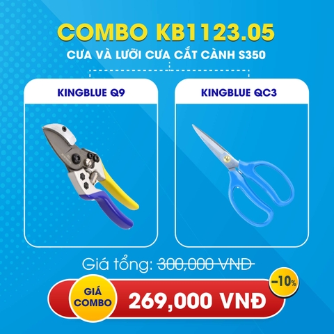 KB1123.05 - Combo kéo Q9 và QC3 Kingblue