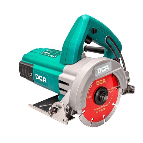 Máy cắt gạch bê tông DCA AZE03-125 M — 1800W, Φ125mm, cắt sâu 38.5mm