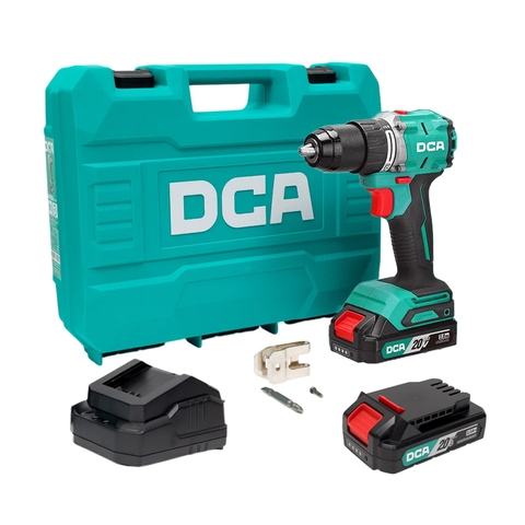 Bộ máy khoan pin 20v lực 60Nm DCA ADJZ2060AM (2 pin 2 ampe)