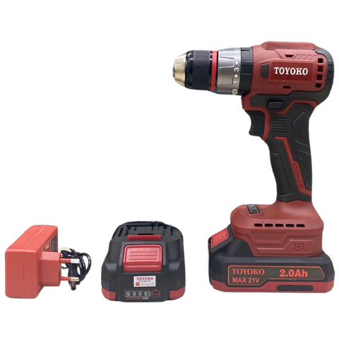 Máy khoan pin M21V 58Nm Toyoko T0121F (2 pin + 1 sạc)