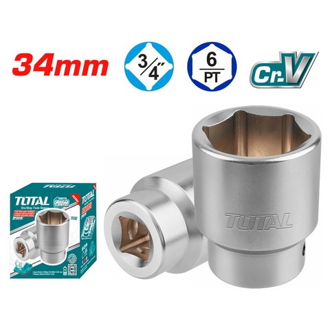 Đầu tuýp lục giác 3/4 inch size 34mm Total THHAST34341