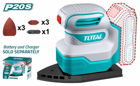 Thân máy chà nhám rung pin 20v kiểu bàn ủi Total TPSLI2014