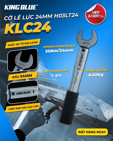 Cờ lê lực H03LT24 đầu 24mm Kingblue KCL24
