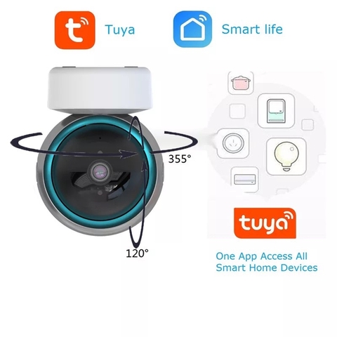 Camera Wifi TUYA Human tracking theo dõi điều khiển nhà thông minh smarthome từ xa qua điện thoại