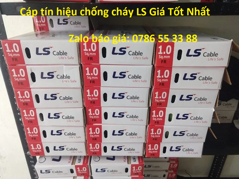 Cáp tín hiệu chống cháy LS giá tốt nhất cho công trình điện nhẹ báo cháy thầu ME chính hãng